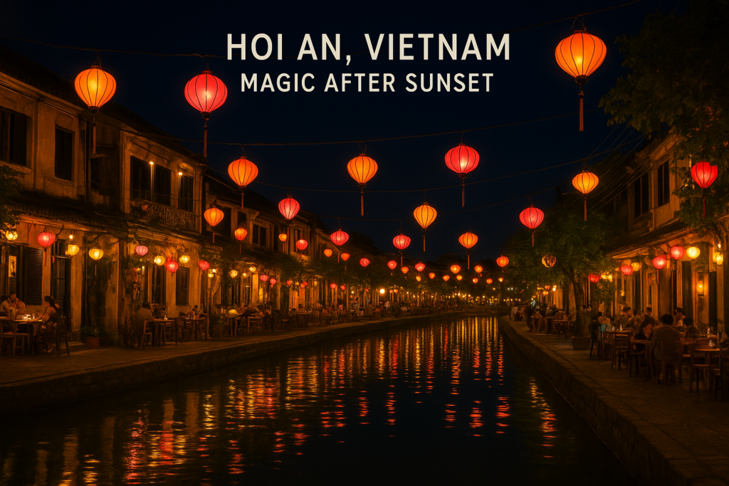 HOI AN, VIETNAM AT NIGHT
